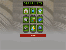 Tablet Screenshot of malleysauto.com